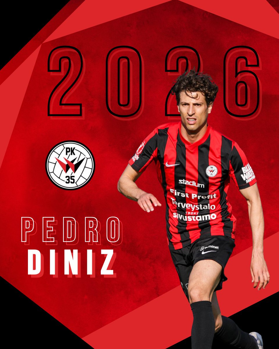 ✍️ Pedro jatkaa! 🔴⚫

PK-35:een viime kaudeksi saapunut Pedro Diniz on kirjoittanut sopimuksen myös tulevasta kaudesta.

➡️ Lue lisää: edustus.pk-35.fi/miehet-edustus…

#YksiYhteinen #Ykkösliiga