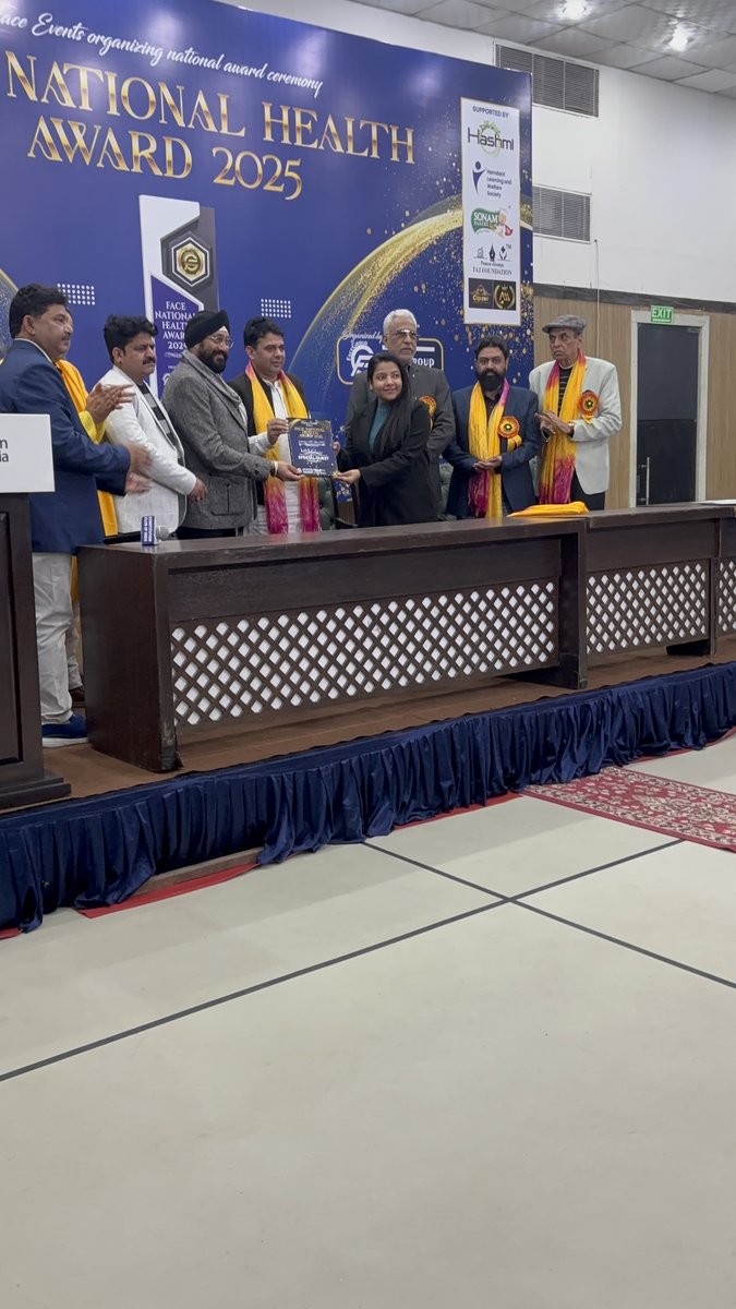 agrawalhomoeo's tweet photo. A proud moment for AHC! 🌟

Dr. Pankaj Aggarwal received the Face National Health Award 2025, and Dr. Saleha Aggarwal was honoured with a Special Recognition — celebrating dedication to healing and humanity.

#ProudMoment #AHC #NationalHealthAward #HomoeopathyExcellence https://t.co/IGVSaldF8y