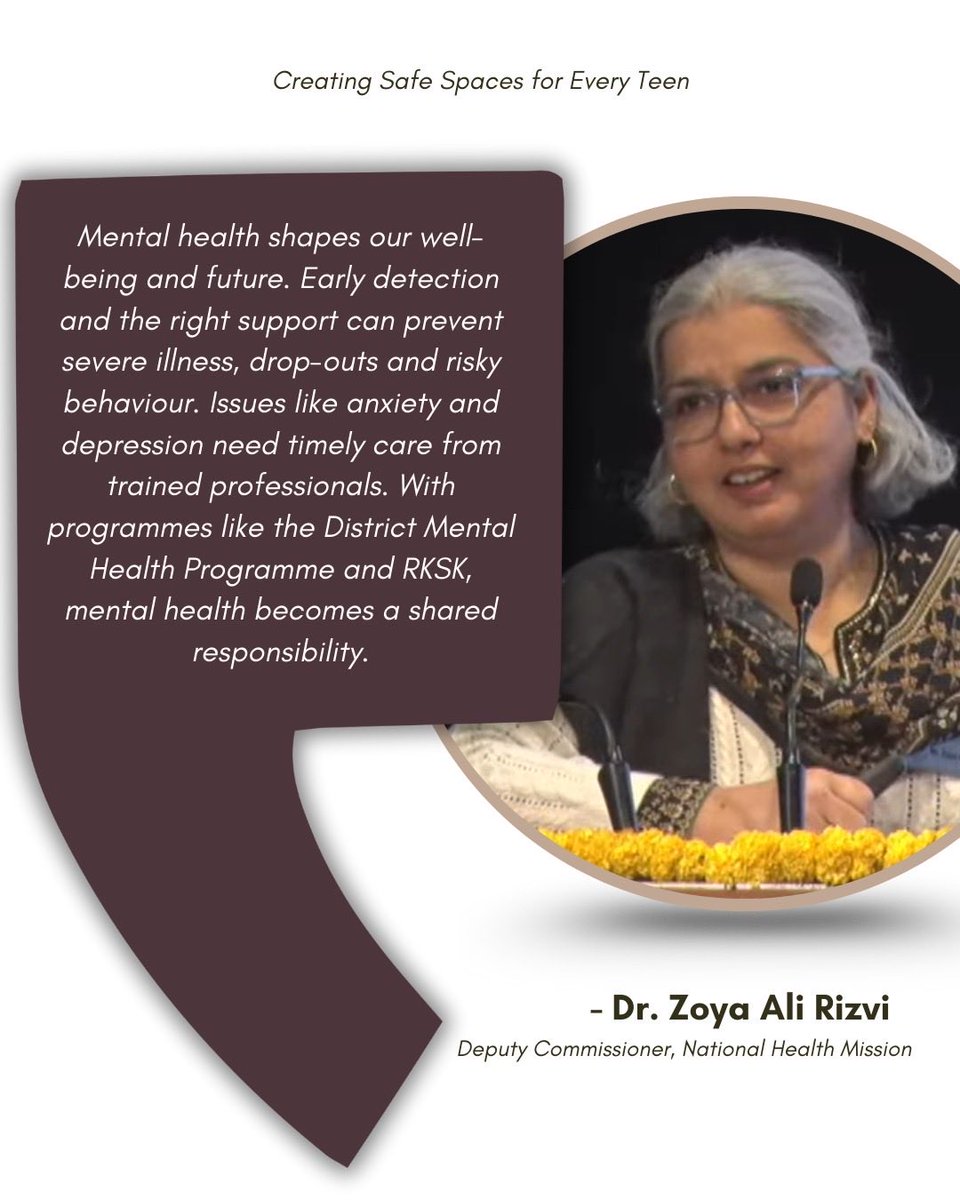 cbseindia29's tweet photo. Voices from Plenary Session-I.
Each quote reminds us why mental health needs space, honesty, and support. These conversations are helping us break the silence, one insight at a time.

#CBSENationalAdolescentSummit2025 #StudentWellbeing #CBSEIndia #AdolescentSummit2025 #MentalHealthMatters #BreakingTheSilence