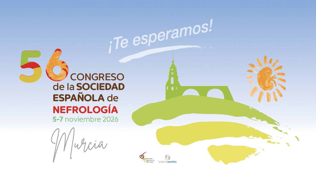 SENefrologia's tweet photo. ¡Desde la S.E.N. os deseamos un muy Feliz Año 2026!

Este año celebraremos la edición 56 del Congreso de la S.E.N. en MURCIA ¡muy pronto anunciaremos todas las novedades 2026! 
https://t.co/lx6uMN6wKa https://t.co/M5VMRXAQI5