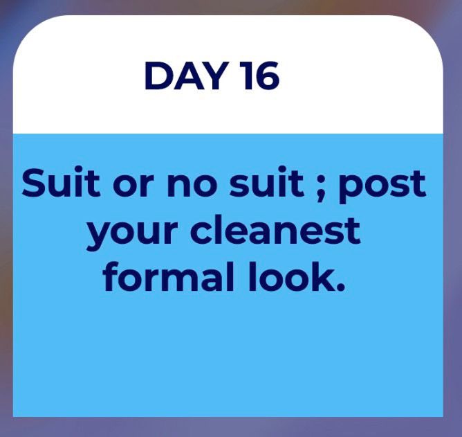 GreatKsbsa's tweet photo. 𝐃𝐚𝐲 𝟏𝟔
Show us your top formal style, suit or otherwise. 

#DecemberChallenge 
#SpeakUpGreatMinds https://t.co/BYpBiYJq5K
