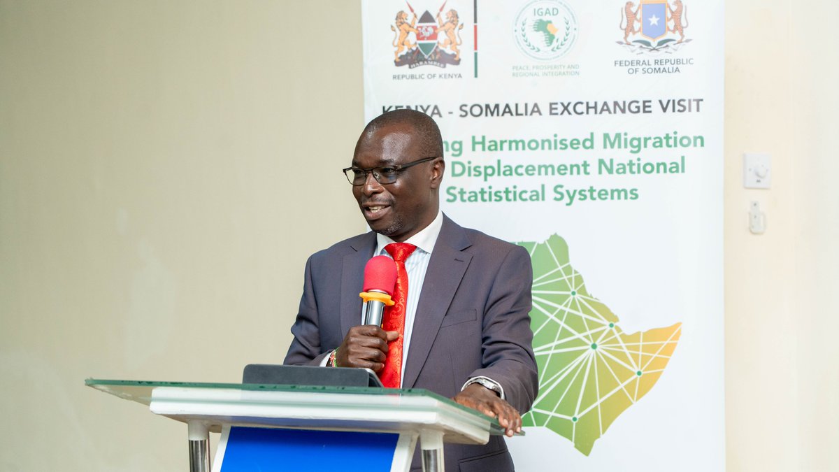 IGADHealthS's tweet photo. 🎯Strengthening National Migration Statistical Systems in Somalia and Kenya | #IGADMigration

🗓️16 -19 December 2025 | Machakos, Kenya

Officials from the Somalia National Bureau of Statistics (@NBS_Somalia) are on a learning and exchange visit to the Kenya National Bureau of Statistics (@KNBStats) aimed at 'Building Harmonised Migration National Statistical Systems.'

The main objective of the exchange visit is to facilitate peer learning between KNBS and SNBS, enhance institutional and technical capacity of the Somali Technical Working Group on Migration and Displacement statistics through drawing on Kenya’s practical experience in migration data management.

Representing the IGAD Executive Secretary, @DrWorkneh, the IGAD Head of Mission to Kenya, @FatumaIAdan urged Member States that building strong data systems would enable better policies, more effective services, and stronger protection for those most affected by migration and displacement.

The learning exchange is being supported under the Strengthening IGAD Migration Policy Implementation (SIMPI) initiative.