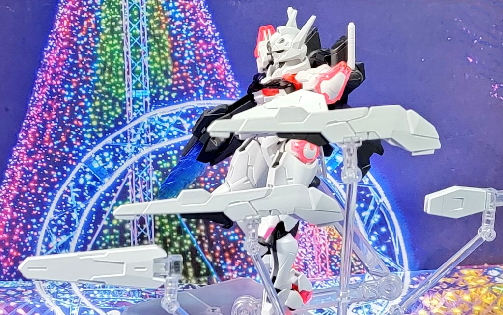 ガンダムルブリス ソリッドクリア 完成 数年前のガンプラ一番くじのD賞