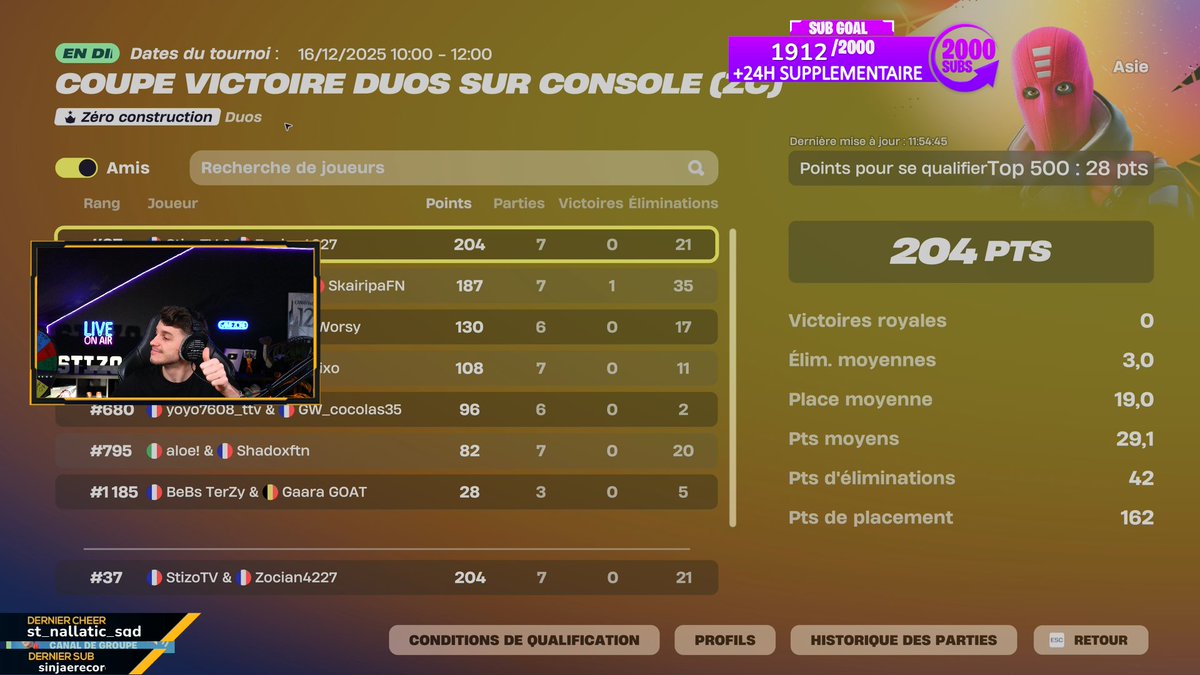 Encore et toujours qual ZB console 😎 w/ <a href="/ZocianC/">FBBP01 Zocian 🎮</a> marathon toute la journée sur mon twitch 🔥