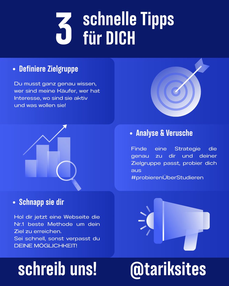 TarikSites's tweet image. 👉 Zielgruppe klar haben
👉 Testen statt zerdenken
👉 Präsenz, die Vertrauen schafft

Wenn du ready bist, dein Business online ernst zu nehmen:
📩 schreib uns einfach.

@tariksites
#webdesign #onlineauftritt #kundengewinnung #businesswachstum #marketingtipps #website #unternehmer