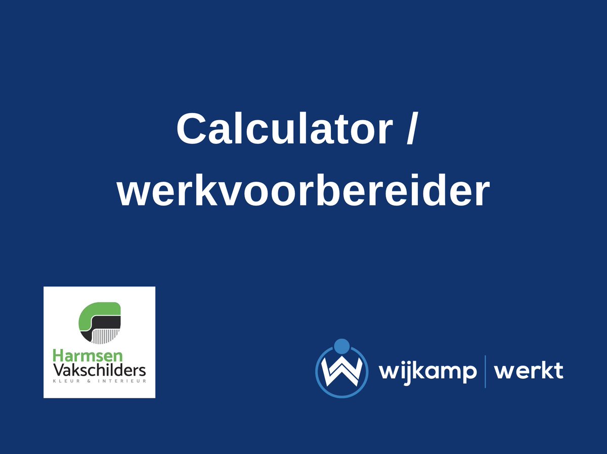 Calculator/werkvoorbereider wijkampwerkt.nl/vacature/calcu…