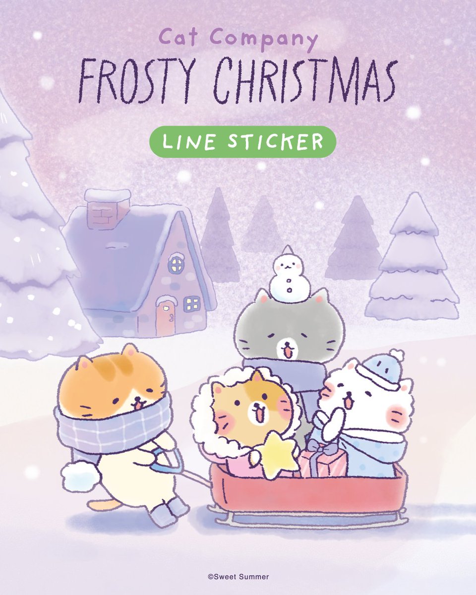 CatCompany_'s tweet photo. Frosty Chrismas Yard = Our playground 😆🎄❄️

สามารถดาวน์โหลดธีมใหม่สุดน่ารักได้แล้วที่ https://t.co/jjHlxQsVzN

#sweetsummer #catcompany #บันทึกลับฉบับเหมียวๆ #linetheme #Christmas https://t.co/ORjcxQmhd2