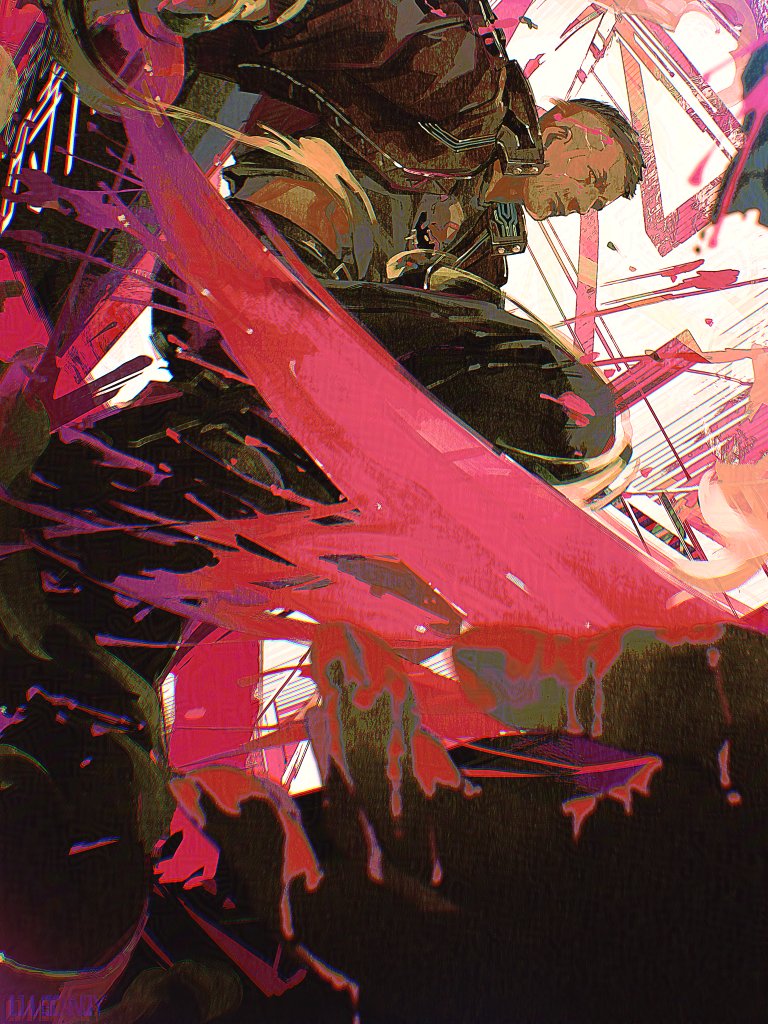 l1m3c4ndy's tweet image. COCKTAIL STICK ‖ FANART : Cyberpunk 2077