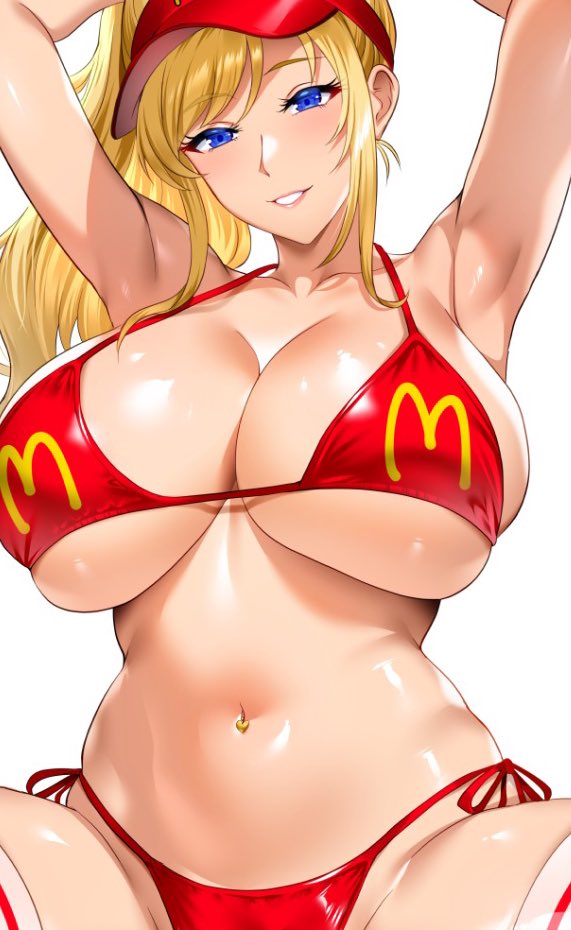 この金髪マクドキャラは、、、、?😳 