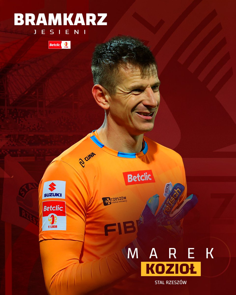 _1liga_'s tweet image. 🧤 WYBRALIŚCIE! 🫵
Bramkarzem Jesieni Betclic 1 Ligi został Marek Kozioł @StalRzeszow 🔥

Pewne ręce, spokój między słupkami i interwencje, które ratowały punkty 🧱😎

Gratulujemy! 👏