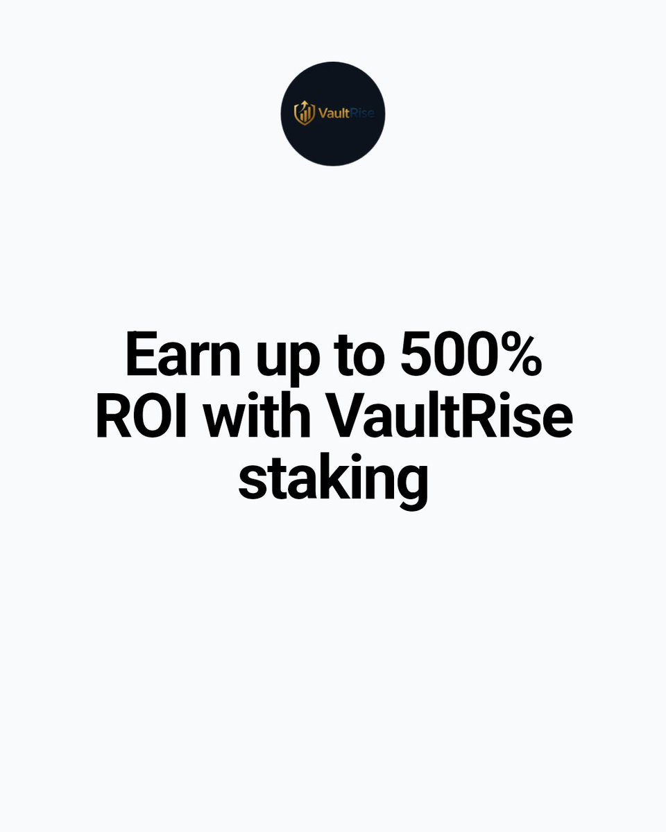 Turn your crypto portfolio into a powerhouse with strategic staking. VaultRise's 3-token ecosystem: Stake VTR for up to 140% ROI, access VLB tiers for 180-500% ROI, earn VBT rewards. Start staking smarter today with VaultRise!

Join our Telegram t.me/VaultRiseApp