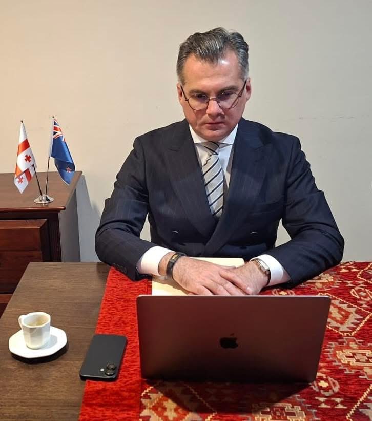 BekaDvali1's tweet photo. Attended #NewZealand Ministry of Foreign Affairs &amp; Trade briefing on Crimes (Countering Foreign Interference) Amendment Act 2025. Safeguarding  democracy, elections, Government &amp; economy from undue foreign interference also critical for #Georgia. https://t.co/xpcwM0xz4I