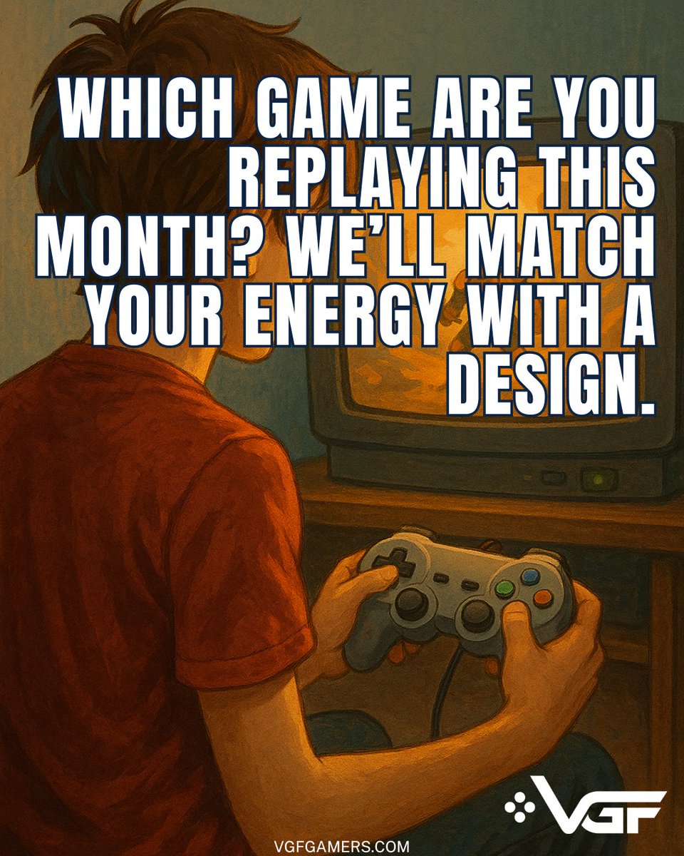 VGFGamers's tweet photo. Which game are you replaying this month?

Drop it below, we’ll match your grind with a console skin that fits the vibe.

#VGFgamers #GamingCommunity #ConsoleSkins #GamerLife #CustomConsoleWraps https://t.co/T7nECUi7Xh
