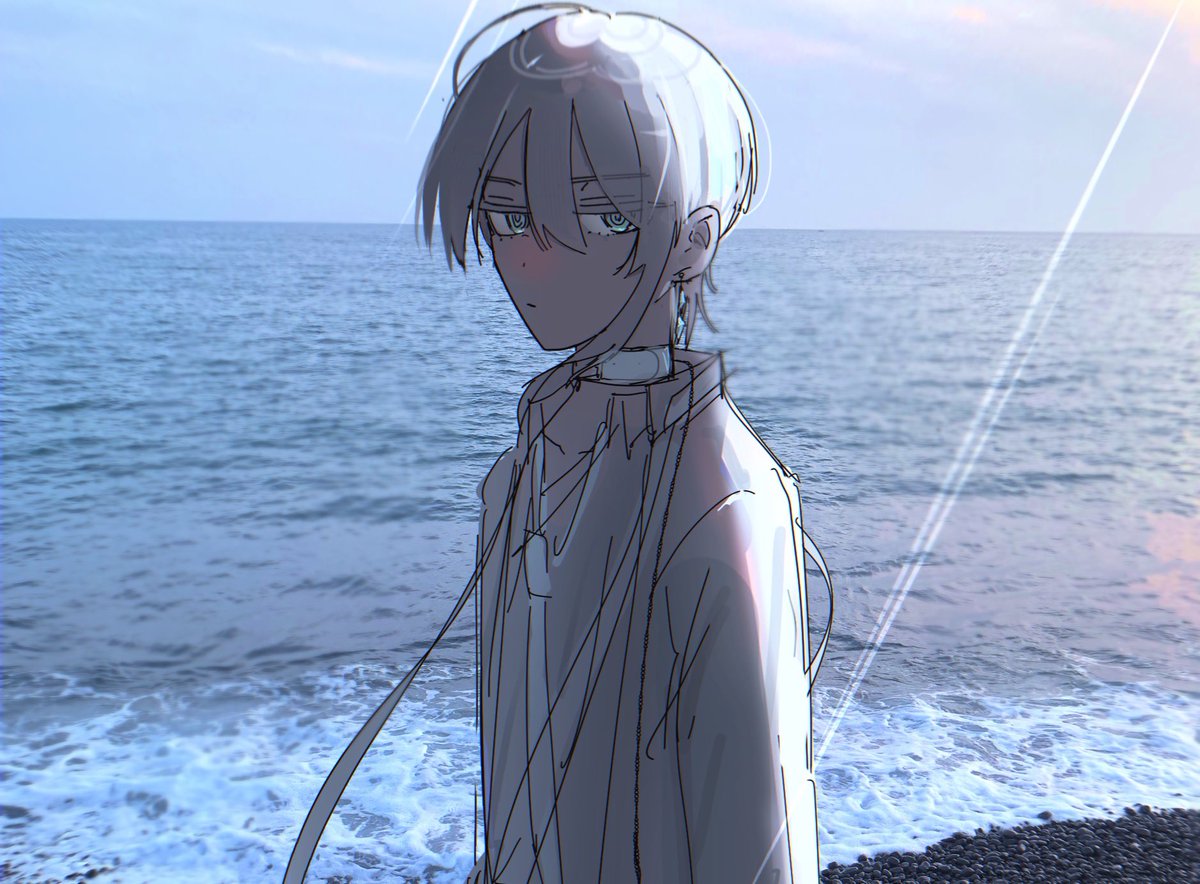 #絵描きさんと繋がりたい 
#冬の創作クラスタフォロー祭り 
#自創作に狂っている人間と繋がりたい
🌊