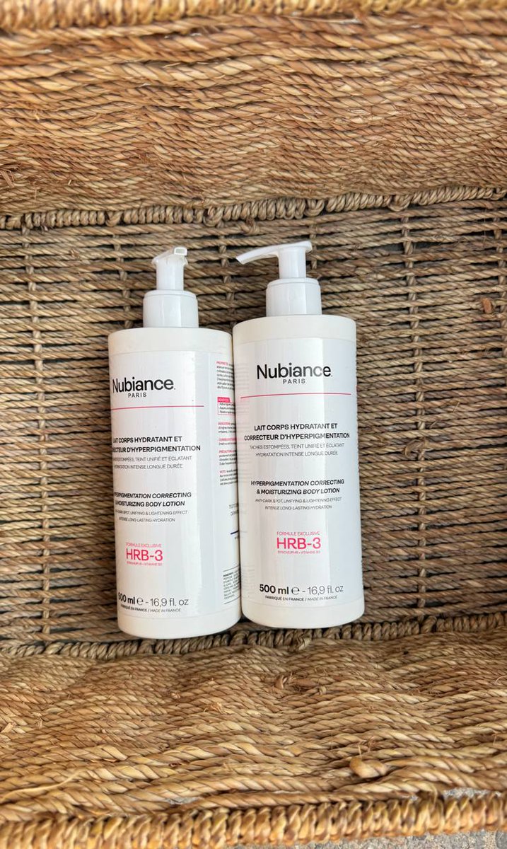 Nubiance Paris Body Lotion 🤏

Fade your body dark spot and  hyperpigmentation with this specially formulated product 🤭

It is very moisturizing and perfect for brightening dull skin and all complexion.

Price:41,000 naira 

Kindly click on the link in our bio to order now!!
