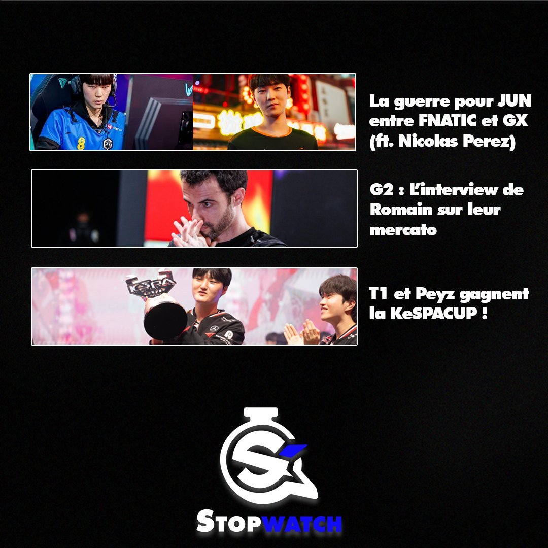 La Saison 4 et la nouvelle formule, c'est MAINTENANT !

📺 twitch.tv/stopwatchlol_