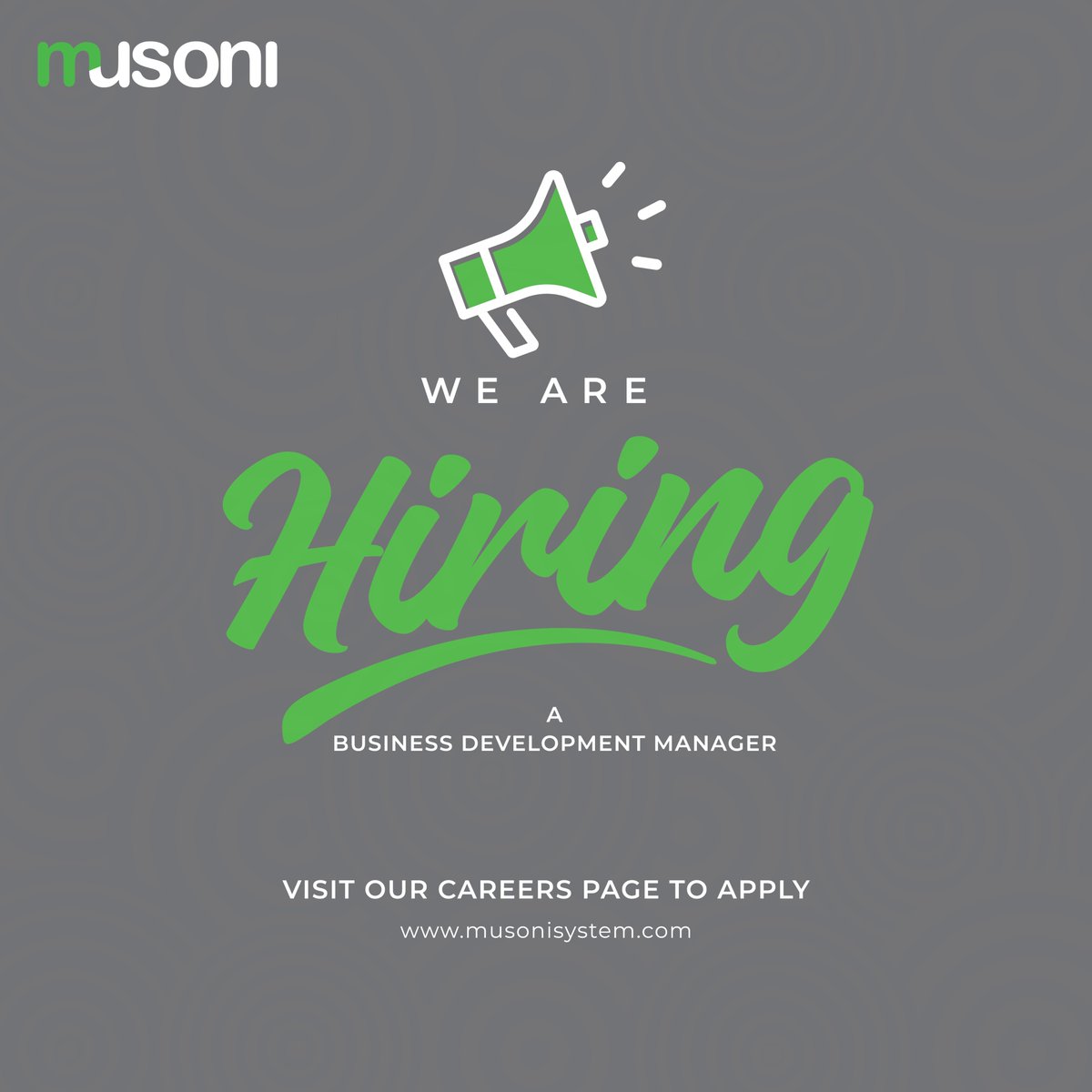 We are looking for an experienced #BusinessDevelopmentManager to drive growth across Africa and help advance our mission of #financialinclusion.  Apply here musonisystem.com/careers/ #hiring #vacancy #sales