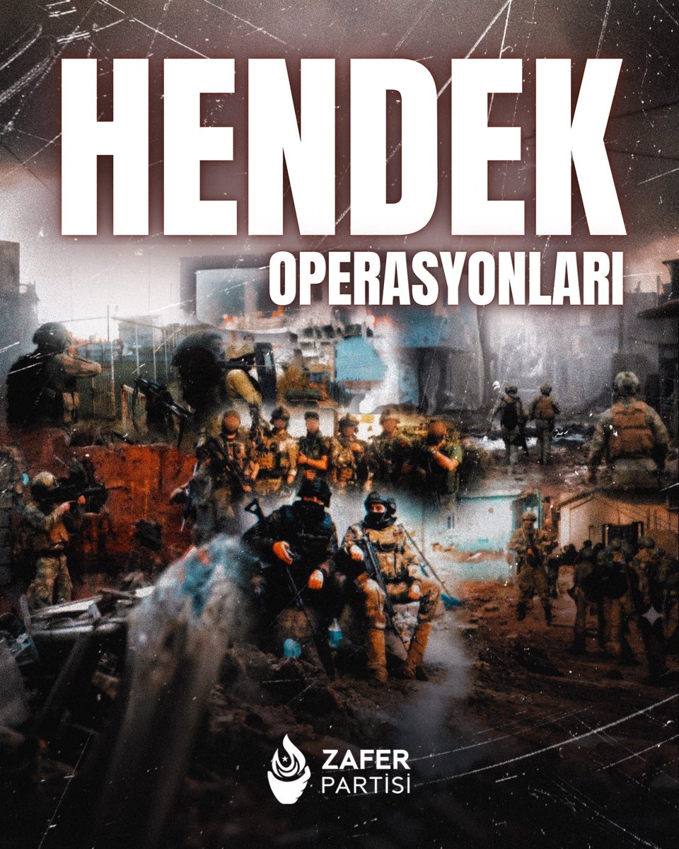 zaferpartisi's tweet photo. Geçtiğimiz gün; 'Sözde Çözüm, Özde İhanet' sürecinin ülkemize kestiği en ağır faturanın, Hendek Operasyonları'nın başlangıç yıl dönümüydü.

O günlerde siyasi çıkarlar uğruna teröre alan açanların yarattığı zafiyet, yüzlerce vatan evladının şehadetiyle ödendi.

Bugün bir kez daha 'Terörsüz Türkiye Süreci' adı altında aynı senaryoyu sahnelemeye çalışanlara, geçmişten ders almayanlara sesleniyoruz: Türkiye Cumhuriyeti’nin bekası, sizin siyasi ikbalinizden üstündür.

Dün yapılan hataların bedelini kahramanlarımız ödedi; bugün aynı gafletin tekrarlanmasına, bu milletin bir kez daha ateşe atılmasına asla izin vermeyeceğiz.

Unutmadık, unutturmayacağız!"