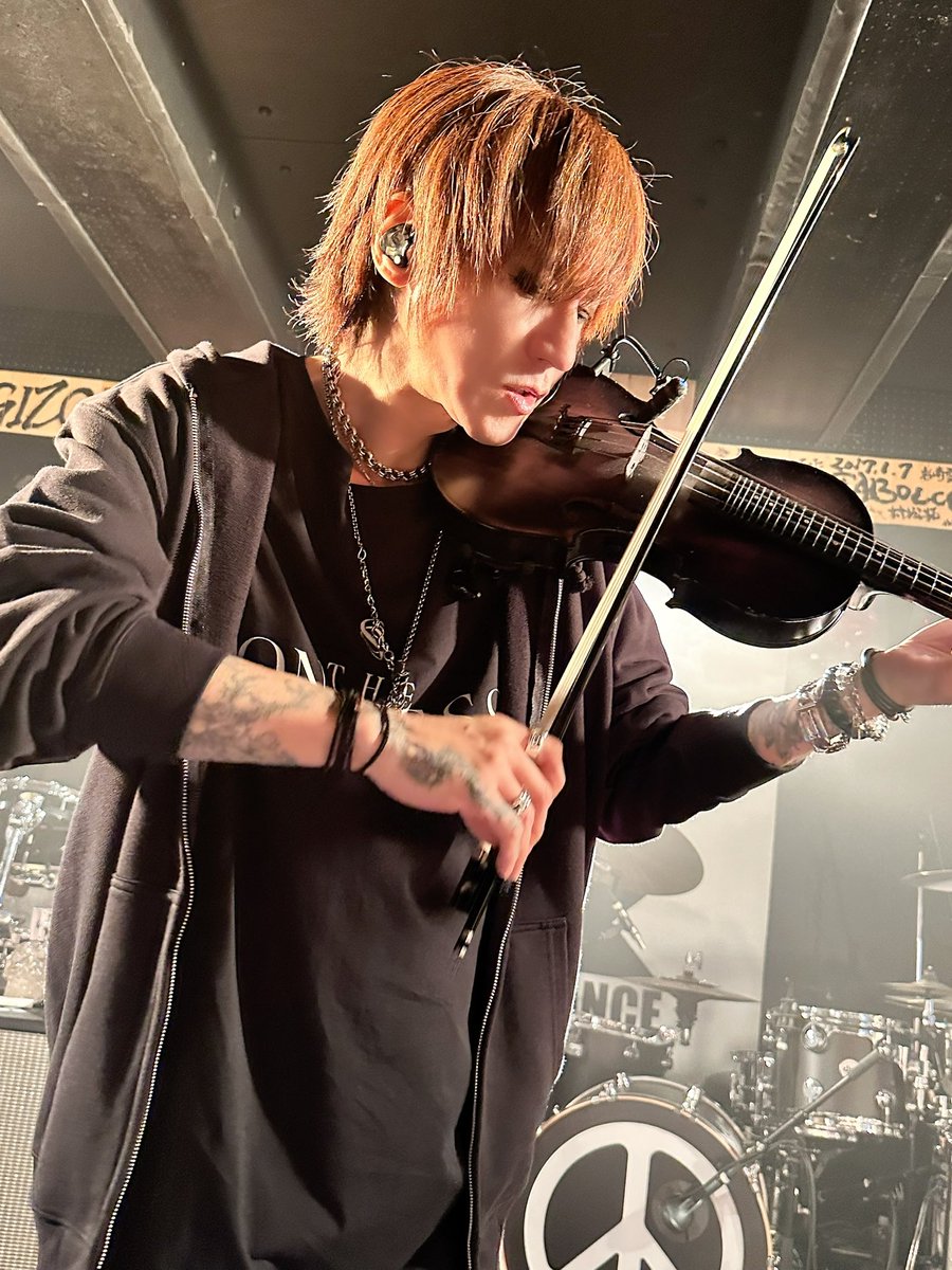 ギター弾いてるSUGIZOさんはもちろんカッコ良すぎなのですがバイオリン