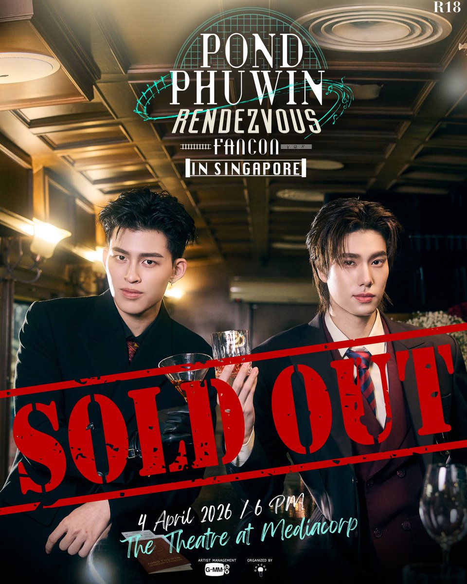 PONDPHUWIN 'RENDEZVOUS' fancon in Singapore is officially sold-out