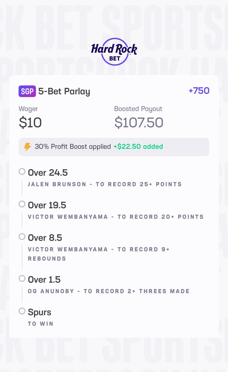 Profoster's tweet image. Check out this bet I placed on Hard Rock Bet! share.hardrock.bet/Pt0T/bet?deep_…