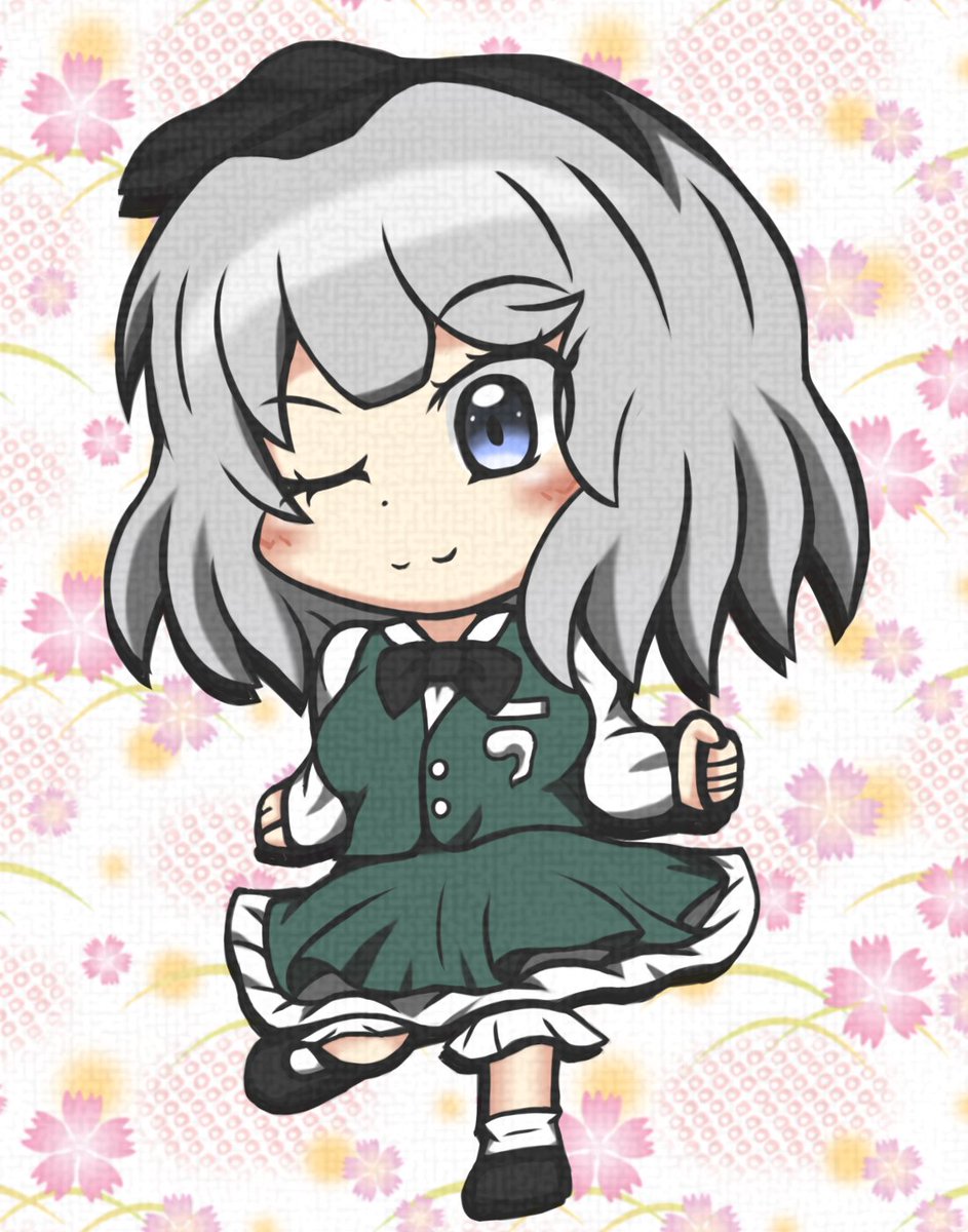 🌸妖夢ちゃんを描いておきましたのん🌸