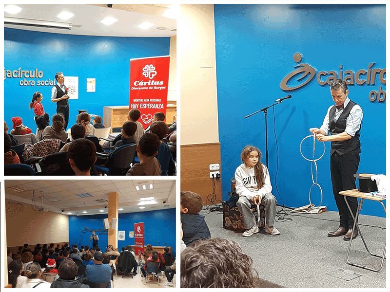 Un espectáculo de magia reúne a 70 personas en Lerma gracias al apoyo de la <a href="/FCirculoBurgos/">Fundación Círculo</a>  buff.ly/DFr1N04