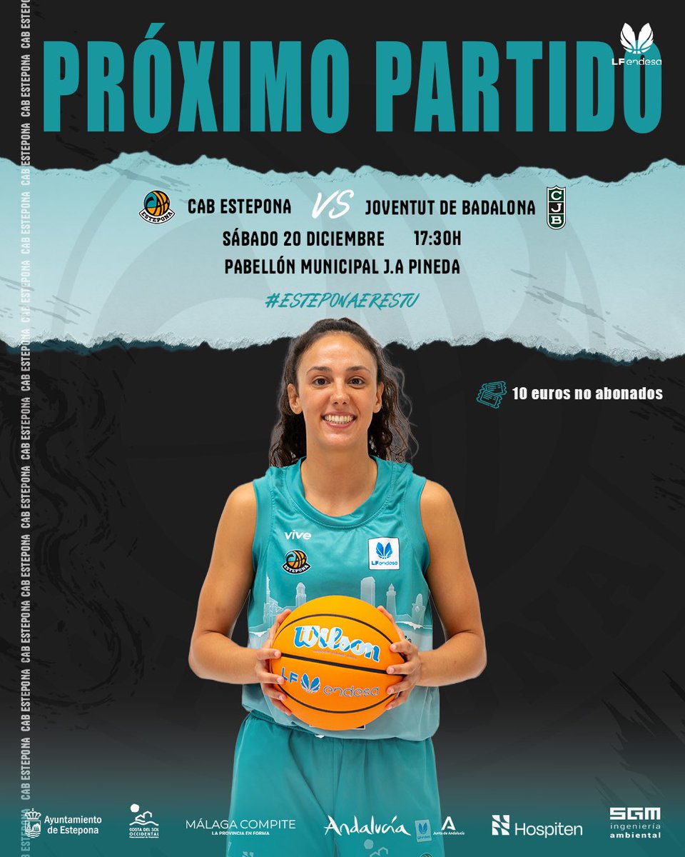 Gabyocete5's tweet photo. Próximo partido 🔜

Necesitamos a la sexta jugadora 💪🏽🔥

📆 Sábado 20 de Diciembre 
🆚 Club Joventut Badalona
🕚 17:30h 
📍  Pabellón José Antonio Pineda. 
🎟️ https://t.co/Shid2ikasW

🏀 ¡Sí, tenemos concurso de pancartas! 🤩 https://t.co/2oJm91bohT
