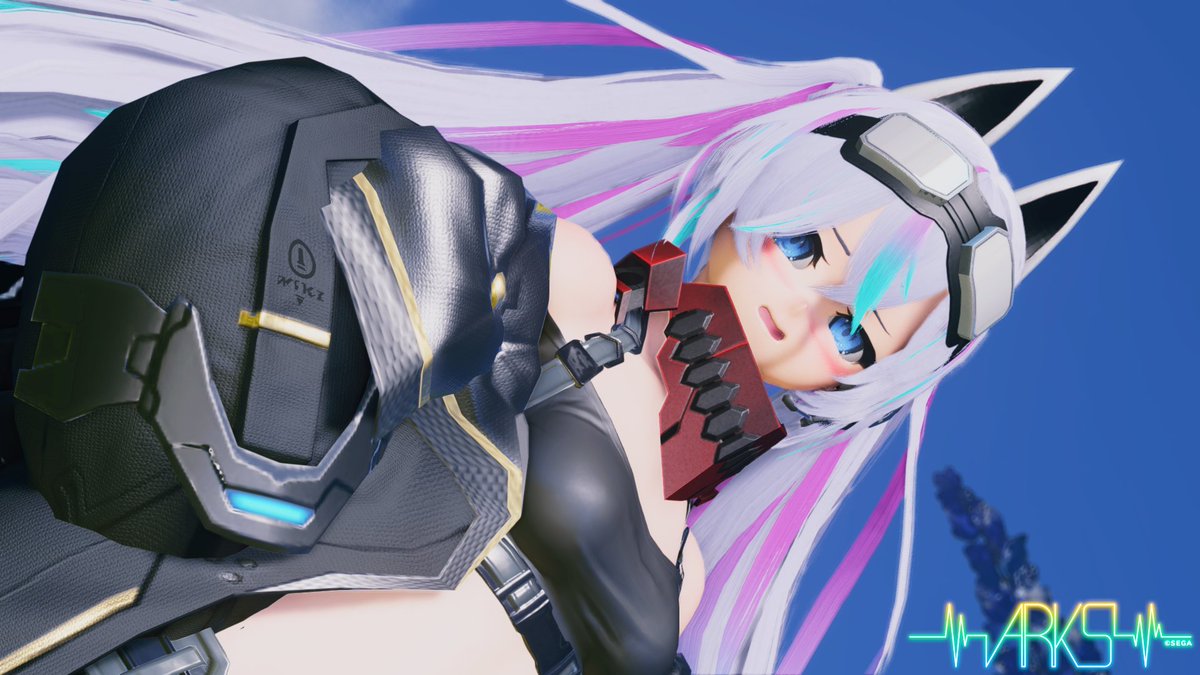 YayoiPSO2's tweet image. #メンテの日なのでssを貼る 
#PSO2NGS_SS #ma7ロゴ 
何やってんの･･･みたいな感じ