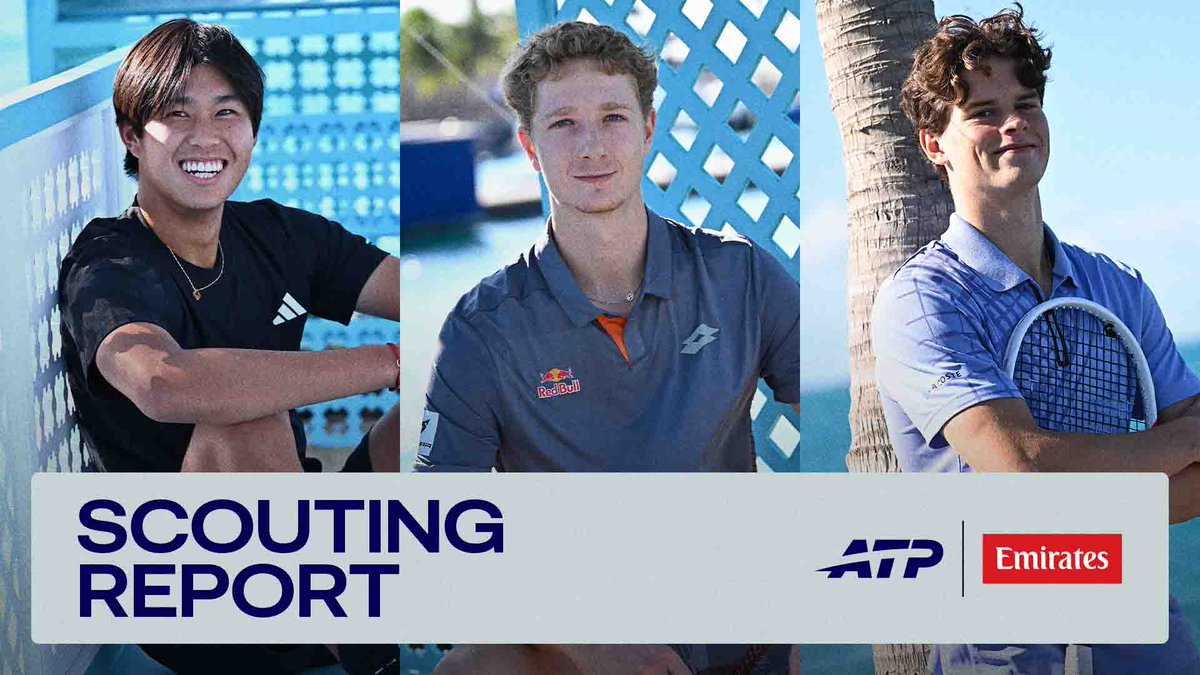 ATPTour_ES's tweet photo. ¡Todo preparado en Jeddah! 🍿🎾✨

8⃣ grandes figuras Sub-20 buscan poner un broche de oro a la temporada en las @nextgenfinals. ¿Tienes favorito al 🏆?

@emirates | #ATPScoutingReport | #Partner https://t.co/8Y35NqcB0o