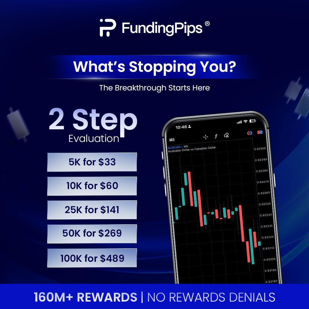 Fairy_Trades's tweet image. Christmas giveaway alert 🔥

$10k x 5 prop accounts giveaway 

-Follow @fundingpips @Khldfx @tradinofficial and @Fairy_Trades 

- like &amp;amp; retweet 

- have you voted for fundingpips? Comment why you think fundingpips deserve the best prop firm award.

- tag 2 traders to do the same…