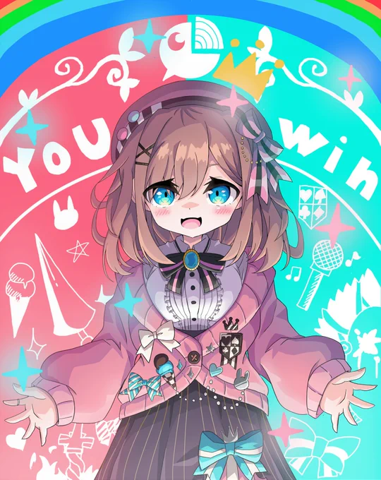 卒業の時に描いたこの絵から約4年… #るるのアトリエ