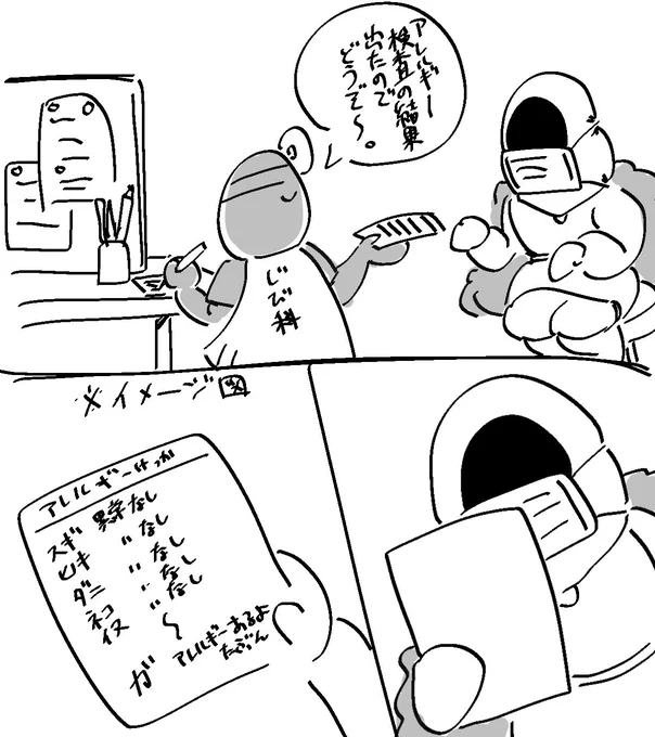 鼻炎がかなり酷かったのでアレルギー検査してきた頂(の実)録 