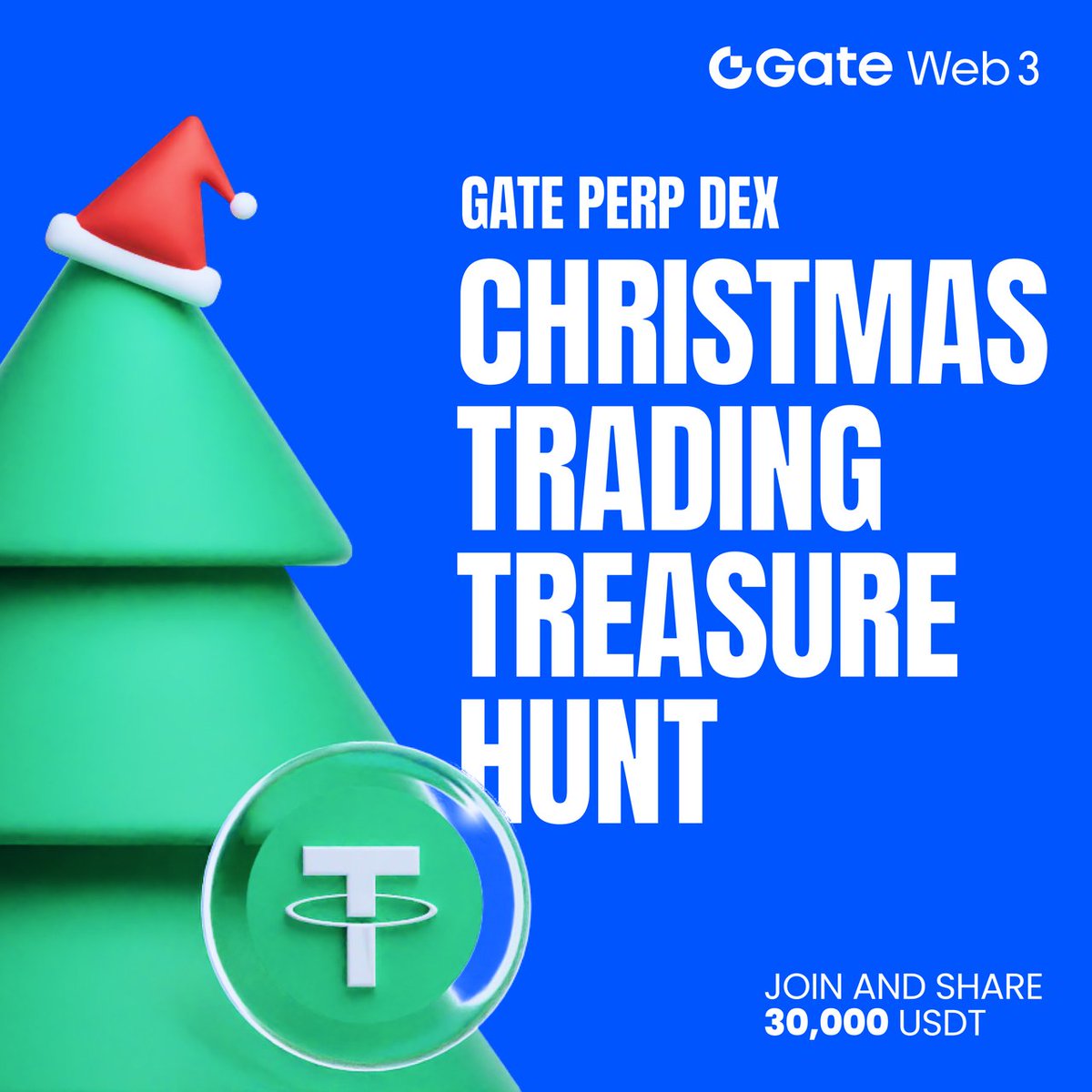 Christmas bonus? We’ve got you covered! 🎁

The Christmas Trading Treasure Hunt Campaign is now live. 4 ways to participate and share 30,000 USDT 💸

🎄 New User Exclusive – Open a position ≥ 50 USDT to win rewards
🎄 Beginner Bootcamp – Increase your trading volume to earn more