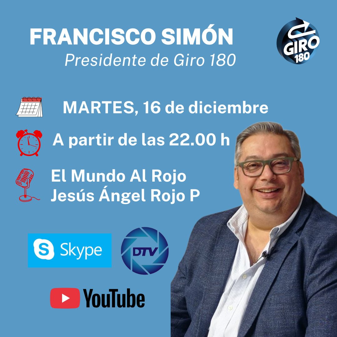 🎙 Intervención en <a href="/MundoAlRojo/">EL MUNDO AL ROJO</a> de <a href="/fransimonr/">Francisco Simón</a> por videollamada📹