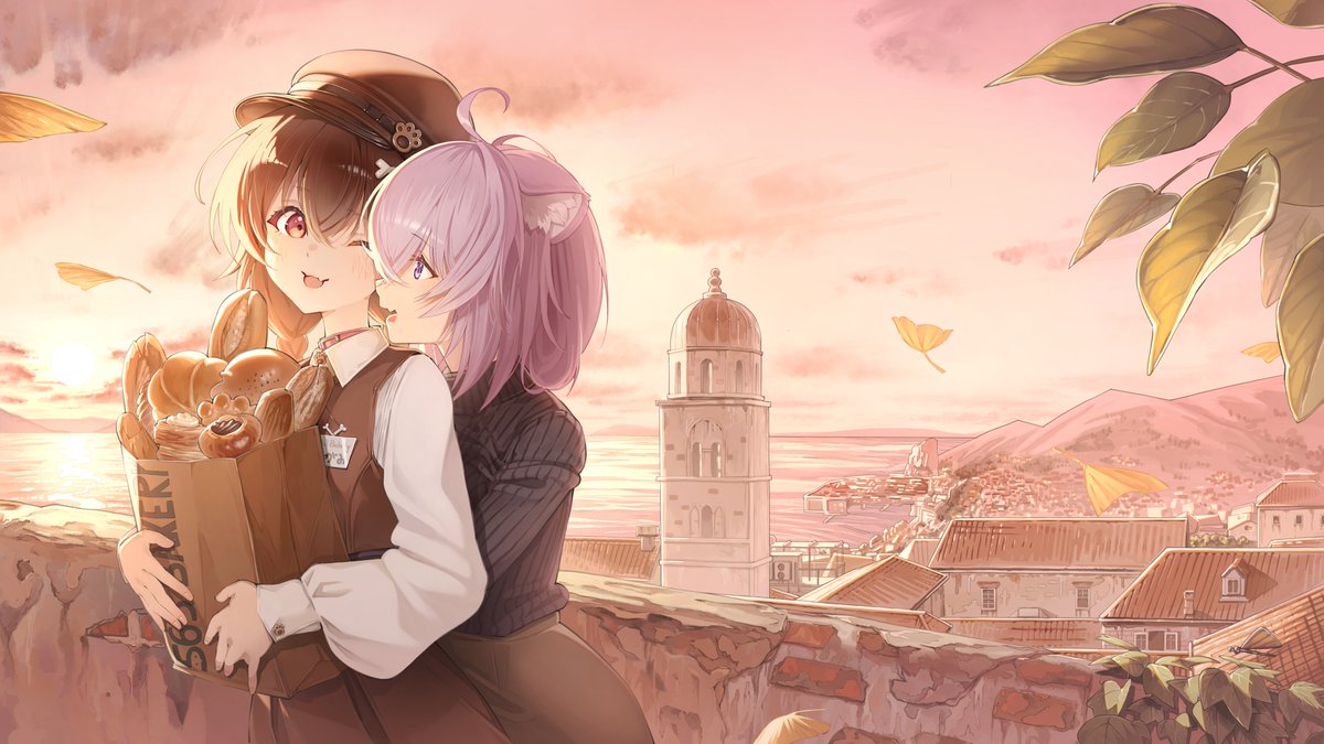 とても愛情が籠った素敵な同人誌になっていると思います。

自分はおかころのイラストを描き下ろさせていただきました！見開きでも映えるように画面構成したので手に取って見てもらえると嬉しいです。何卒よろしくお願いいたします。