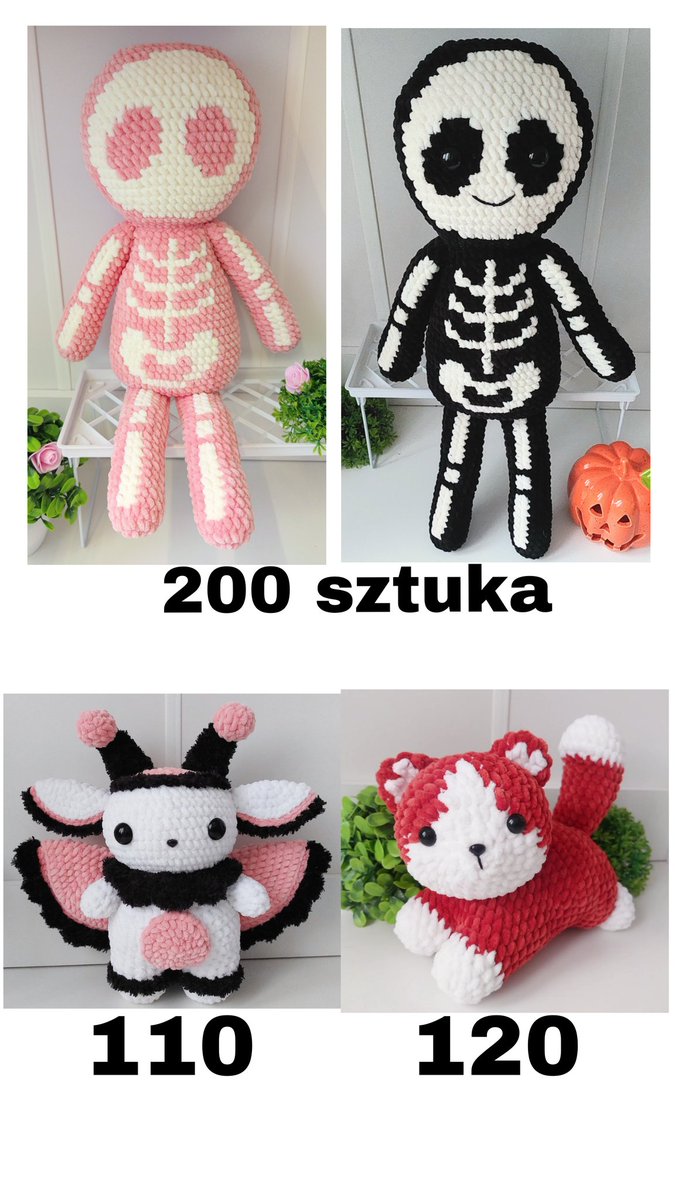 BĘDĘ WDZIĘCZNA ZA RT ❣️

Mam na sprzedaż trochę pluszaków zrobionych przeze mnie i moją mamę na szydełku, może ktoś znajdzie coś dla siebie lub na prezent na święta! 

na ig możecie zobaczyć więcej zdjęć :: crochetedvalley