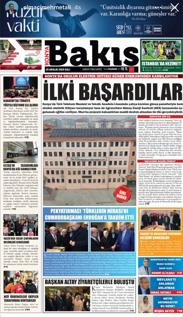 konyabakis.com/yerel/konyada-…
<a href="/konyamem/">Konya İl MEM</a> 
<a href="/MeslekiEgitim42/">Mesleki ve Teknik Eğitim - KONYA</a> 
<a href="/mehmetalielmaci/">MEHMET ALİ ELMACI</a> 
#konyabakis