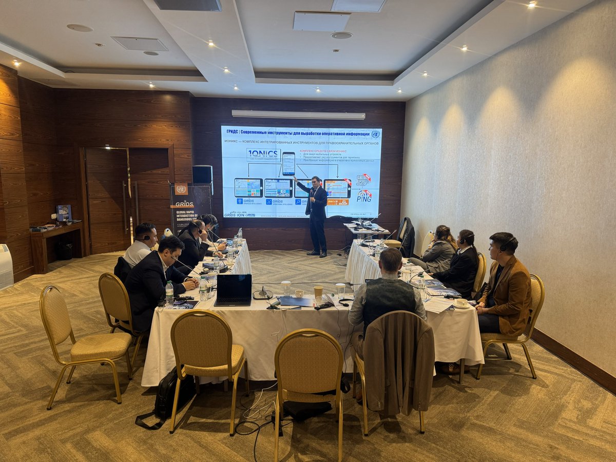 Duishen_INCB's tweet photo. 8–10 Dec 2025 | Astana, Kazakhstan
@INCB_GRIDS held a training for the Targeting Center of Kazakhstan on using INCB intelligence tools to counter emerging synthetic drugs and opioids. INCB also participated in a donor coordination meeting held after the training.
@INCB_OPIOIDS https://t.co/NO5FMHo4IV