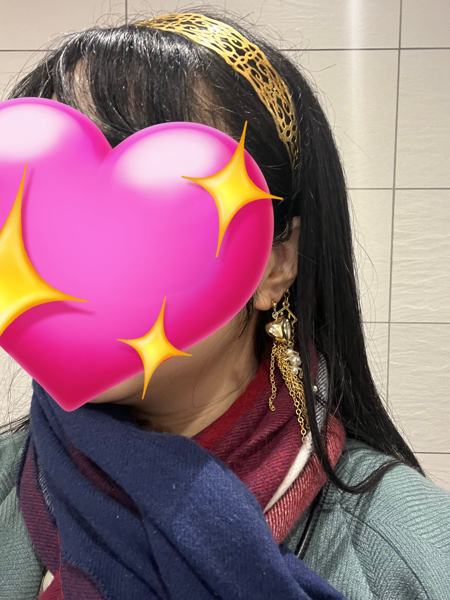 あとこれも@1925s_ さん , のイヤリング作品😆💛-^､.'  ,- ！ とても