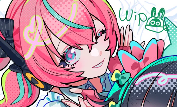 紅豆ちゃんも描き終わったので今度は妄想エンジェルを描いてます!この子たちのコトまだあんま知らないし、資料も全然ないけど可愛いので描くぜ