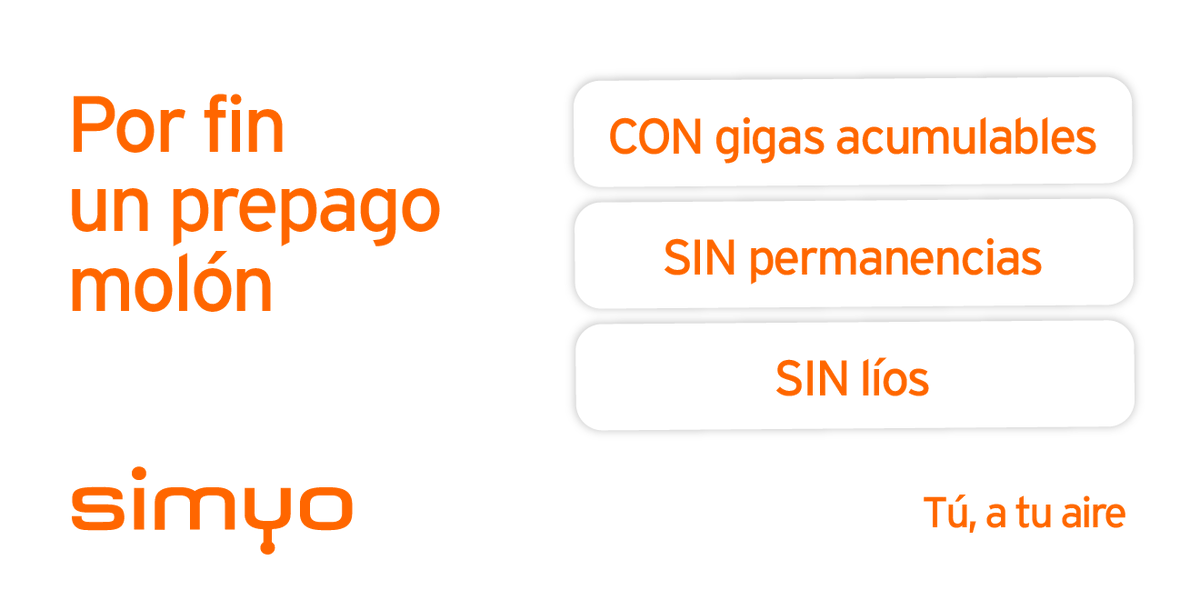 simyo España tweet media
