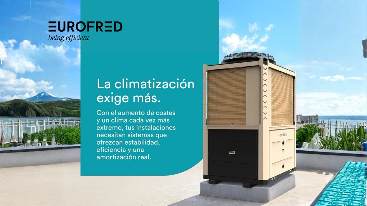 La Monobloc Drive R290 de Daitsu (<a href="/EurofredES/">Eurofred</a>) ofrece hasta 73ºC de impulsión. Reduce el consumo y garantiza una amortización real en grandes proyectos. Un acierto seguro.#Daitsu #Eurofred #Aerotermia #R290 #RodriguezValero #ComunidadInstalador #Daitsu #Fujitsu