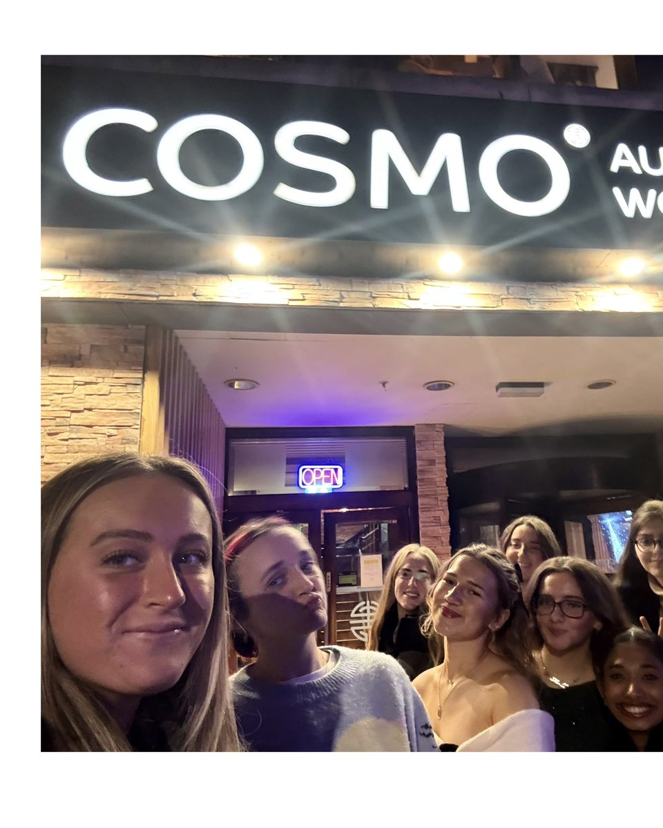 NIYF's tweet photo. 🩷CHAMPIONS GROUP🩷

Last night, the Young Women’s Champions Group enjoyed a meal out together at Cosmo’s.

It was lovely to get out together and see all the festivities!🎄

A very well deserved break for the group full of laughter and love.

Thank you to @ThePilgrimTrust for funding this amazing work.

@FallsWomens 
Lighthouse
The Parent Rooms

#championsgroup