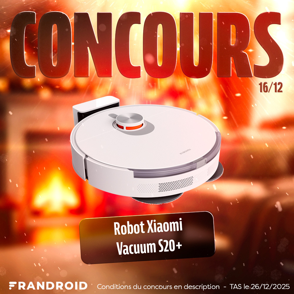 Frandroid's tweet image. #CONCOURS JOUR 16 🎄
Gagnez un Robot Xiaomi vacuum S20+ 📷

Pour participer :
1️⃣ Tweet #FrandroidOffreMoi + Robot vacuum S20+
2️⃣ RT + Like
3️⃣ Follow @Frandroid + @XiaomiFrance