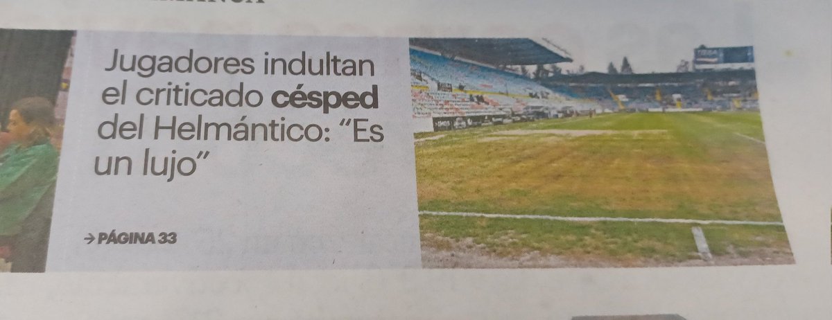 Los jugadores son cómplices de todo lo que le pasa al Salamanca.
Siempre he defendido que están en su derecho de defender la mano que les da de comer.
Como en enero deje de ser así que se defiendan solos, que no busquen en nosotros el apoyo que ellos no nos dan.