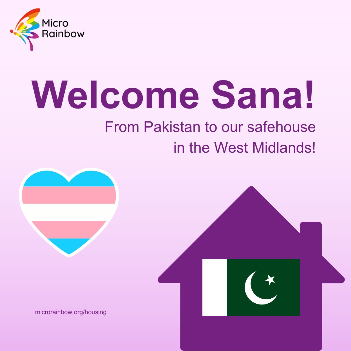 MicroRainbow's tweet photo. Weβve welcomed Sana, a trans woman from Pakistan, to Micro Rainbow safe housing in the West Midlands! π³οΈββ§οΈ Now she can begin rebuilding her life in safety π
Help make more arrivals like this possible π https://t.co/IoveKYcnWT
#LGBTQI #ChangingLGBTQILives https://t.co/3JxVwTVWbO