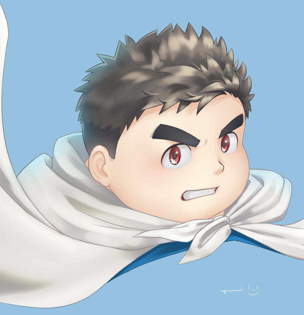 Entekey's tweet image. 集中！な越後くん。