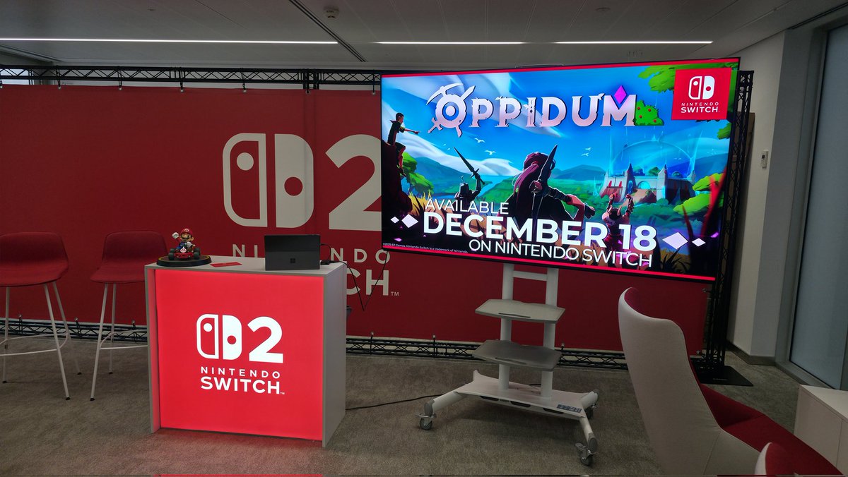 16BitsEra's tweet image. Venimos de la presentación de la versión de Nintendo Switch en @NintendoES de Oppidum, desarrollado por @EPGames, estudio Madrileño.

RPG Multiplayer Online con gestión, tradeo, quest,... GANADOR de los Premios Iris la semana pasada.

18 de Diciembre a la venta en #NintendoSwitch