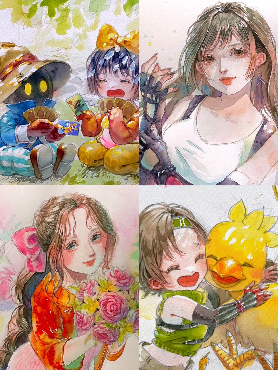 今年も素敵な作品達を、ありがとうございました❗️ 特に、この原画は